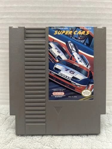 Super Cars Nintendo Entertainment System NES - Authentic - Cleaned And Tested
