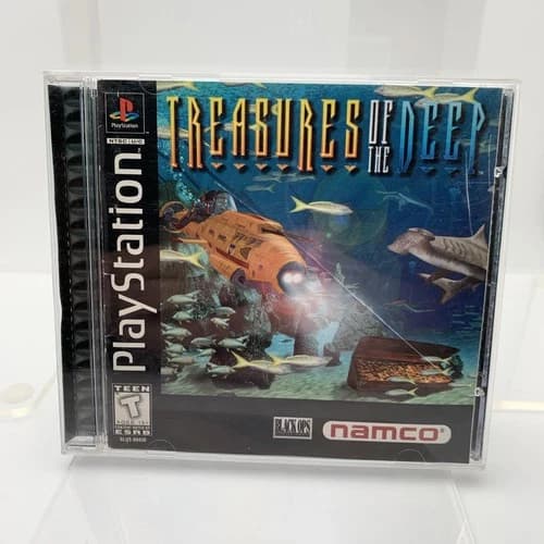 Treasures of the Deep PS1 PlayStation 1 Game Namco 1997 CIB Tested Working