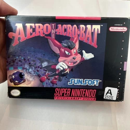 Aero the Acro-Bat Nintendo SNES CIB Tested
