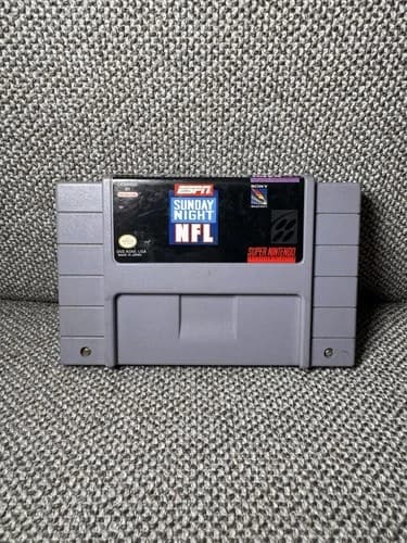 ESPN Sunday Night NFL (Super Nintendo Entertainment System, SNES) Game Only