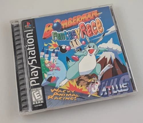 Sony Playstation - Bomberman Fantasy Race - Complete CIB w/ Reg Card
