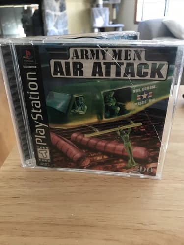 Army Men: Air Attack (Sony PlayStation 1, 1999) Complete W Crack On Case