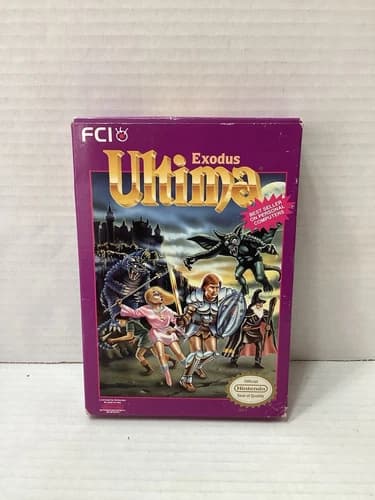 Ultima: Exodus (Nintendo Entertainment System, 1989) Hint Book CIB