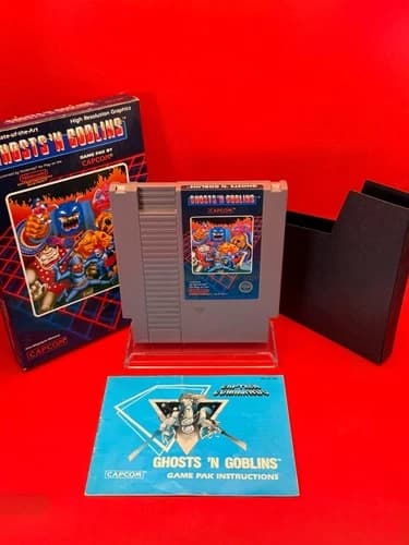 Ghosts 'n Goblins (Nintendo NES, 1986) CIB Complete Box