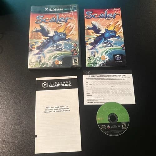 Scaler (Nintendo GameCube, 2004) CIB Complete w/ Registration Card - Tested