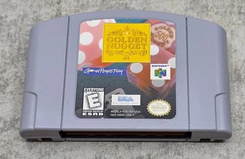 Golden Nugget 64 (Nintendo 64, 1998) N64 - Cartridge Only - Tested, Authentic