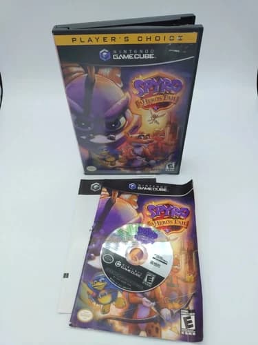 Spyro: A Hero's Tail player's choice (Nintendo GameCube, 2004) Cib Like New