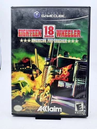 18-Wheeler: American Pro Trucker (Nintendo GameCube) [CIB] Tested Working