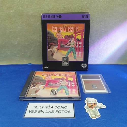 TURBOGRAFX 16 PC ENGINE CHINA WARRIORS GAME