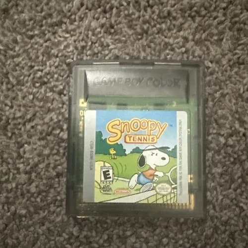 Snoopy Tennis Nintendo Game Boy Color, 2001 Edition