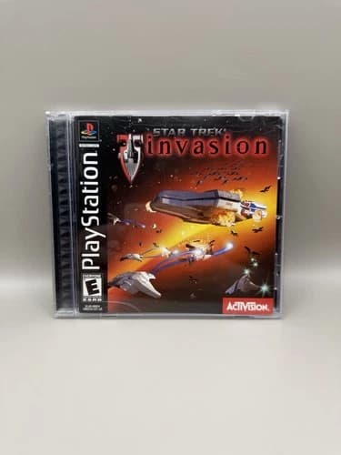 PS1 Star Trek: Invasion (2000, PS1 PlayStation 1) Complete w/Manual Black Label