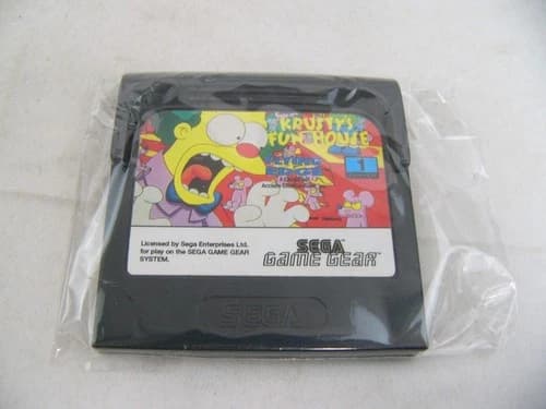 Sega Game Gear Krusty's Fun House Cartridge Only