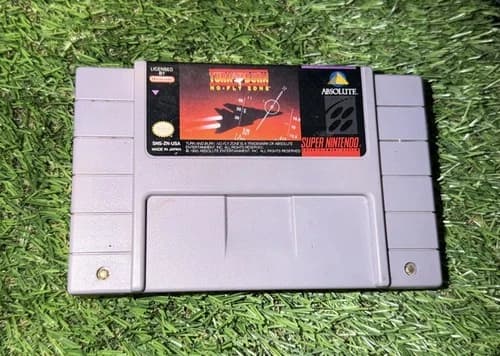 SNES TURN AND BURN: NO-FLY ZONE (Super Nintendo, 1994) Game Only - Tested