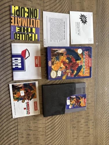 Gargoyle's Quest II: The Demon Darkness (Nintendo NES) COMPLETE w/ Box manual H1