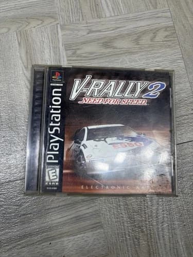 Need for Speed: V-Rally 2 (Sony PlayStation 1, 1999) PS1 Complete Tested Works