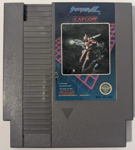 Section Z Nintendo Entertainment System NES Cleaned and Tested Works