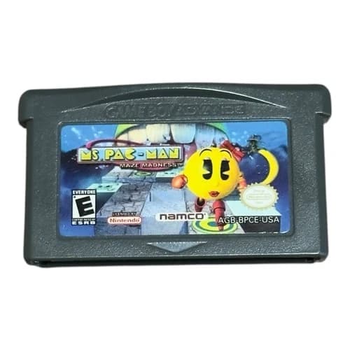 Ms. Pac-Man: Maze Madness (Nintendo Game Boy Advance, 2004) Authentic Tested