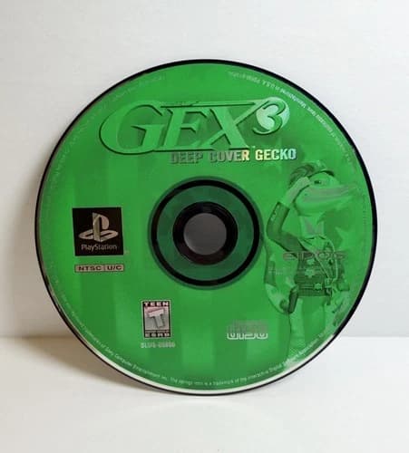 Gex 3: Deep Cover Gecko (Sony PlayStation 1, 1998) PS1 - Disc Only - Tested