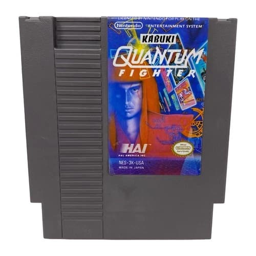 Kabuki Quantum Fighter Nintendo NES Video Game Cartridge NES-3K-USA HAL America