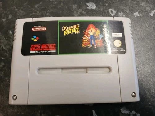 James Bond Jr - Super Nintendo SNES - Game Cart only