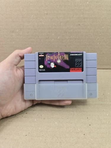 Final Fantasy III 3 (Super Nintendo, 1994, SNES) Used Condition Cartridge Only