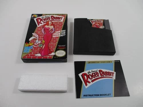 WHO FRAMED ROGER RABBIT Nintendo NES Game Complete In Box Authentic!