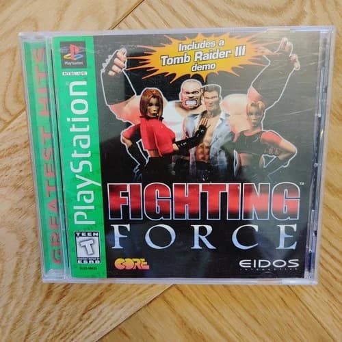 Fighting Force PlayStation PS1 Complete CIB Tested Working