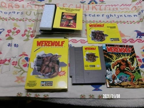 #758 NES Nintendo Werewolf The Last Warrior CIB (collectible) 💯 AUTHENTIC 😃