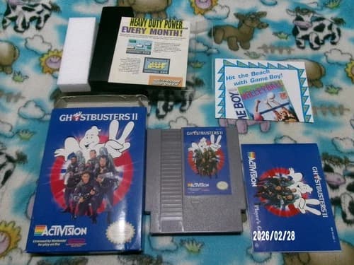 #859 Ghostbusters 2 NES (CIB) includes inserts, packaging, sleeve and manual