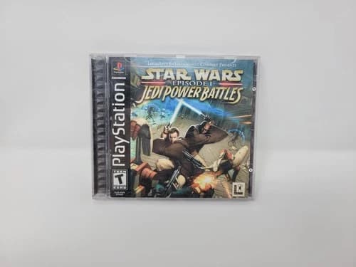 Star Wars Jedi Power Battles Sony PlayStation 1 PS1 Episode I Complete Tested