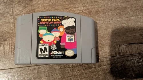 South Park: Chef's Luv Shack N64 (Nintendo 64, 1999) Authentic Cartridge TESTED!