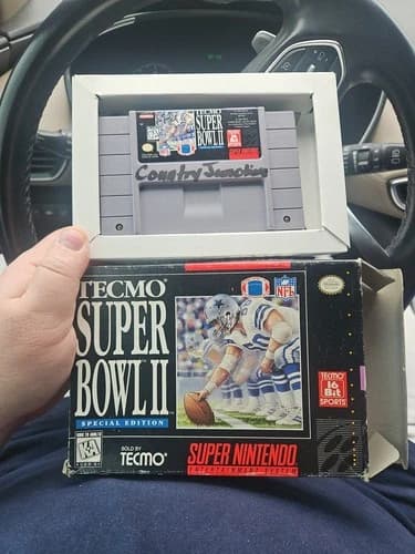 Tecmo Super Bowl II 2 Special Edition Super Nintendo SNES GREAT PRICE!