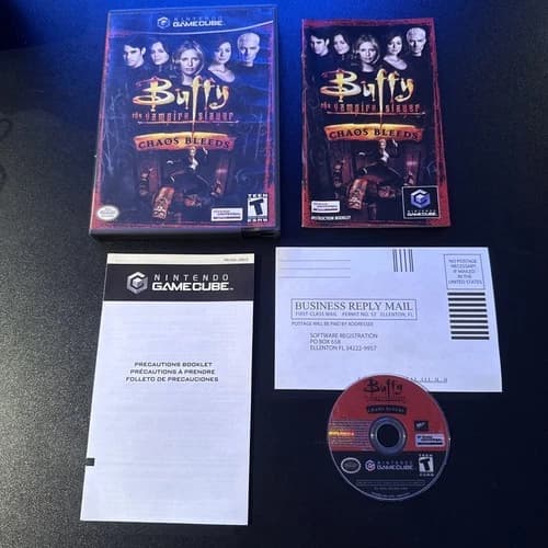 Buffy the Vampire Slayer: Chaos Bleeds (Nintendo GameCube, 2003) CIB - Tested