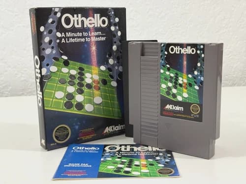 Othello (Nintendo Entertainment System NES, 1988) Tested/Works - Complete CIB