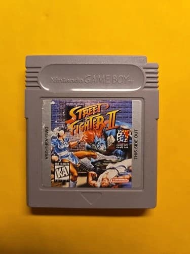 Nintendo Game Boy Street Fighter II Tested & Working