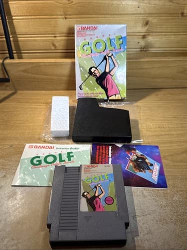 Bandai Golf: Challenge Pebble Beach (Nintendo Entertainment System, 1989) Cib