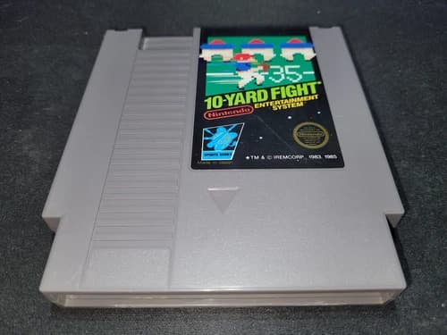 10-Yard Fight Authentic Nintendo NES NRMT condition game cartridge