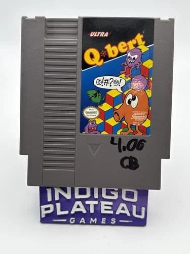Q*bert (Nintendo Entertainment System, NES) Cartridge Tested
