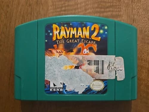 Rayman 2: The Great Escape, N64, Loose, Authentic!