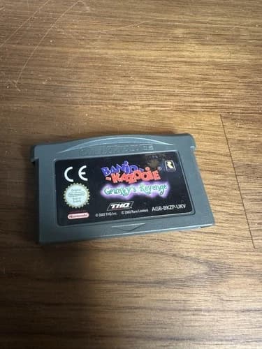 THQ Banjo-Kazooie: Grunty's Revenge Nintendo Game Boy Advance Tested Works 2003