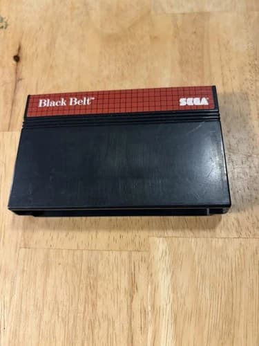 Black Belt Sega Master System Game Cartridge
