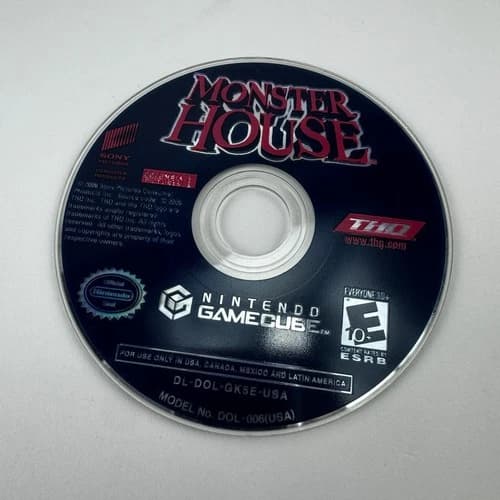Monster House - Nintendo GameCube, GC - Tested - Disc Only