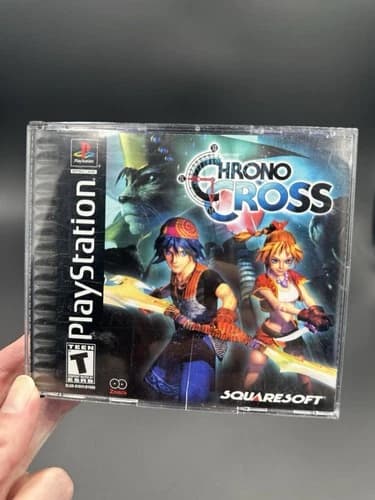 Chrono Cross PlayStation PS1 2-Disc Black Label w/ Manual CIB