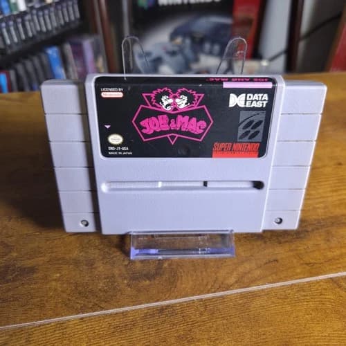 Joe & Mac (SNES, Super Nintendo Entertainment System) Authentic, Tested & Works
