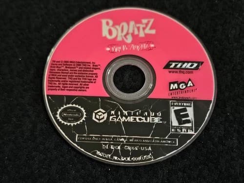 406: Bratz: Rock Angelz (Nintendo GameCube, 2005) Disc Only Tested working