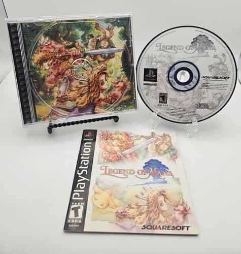 Legend Of Mana Sony PlayStation Complete w/ Reg Card CIB PS1 - Tested