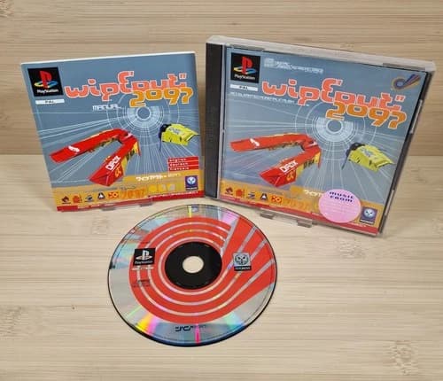 Wipeout 2097 PS1 PlayStation 1 Black Label Complete With Manual