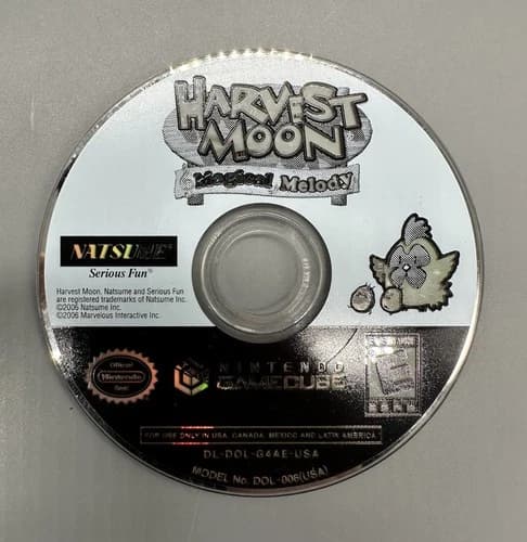 Harvest Moon: Magical Melody (Nintendo GameCube, 2006) Disc Only