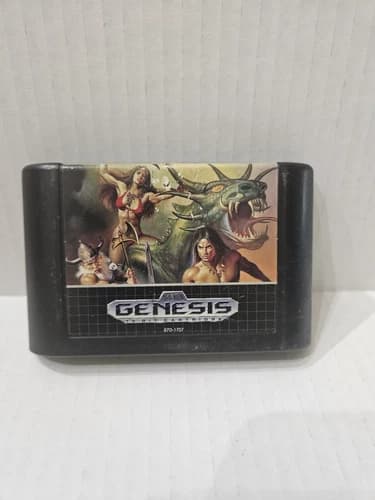 Golden Axe II 2, Sega Genesis Cartridge Only Authentic Tested Works