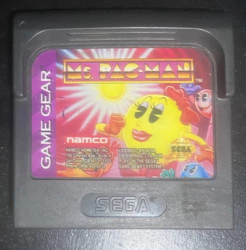 Ms. Pac-Man - Sega Game Gear - Namco - Good Condition
